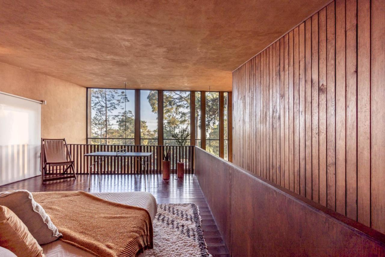 Cabana Lujo Con Alberca Climatizada Vistas Al Bosque De Mazamitla Exterior foto